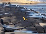 Hwy. 12 on Ocracoke Buckled by Tide